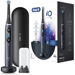 Oral-B Elektrische Zahnbürste iO Series 8N Wiederaufladbar Für Erwachsene Anzahl der mitgelieferten Bürstenköpfe 1 Anzahl der Zä