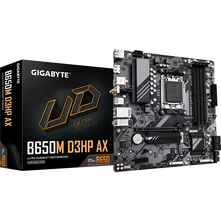 GIGABYTE B650M D3HP AX, AMD B650 Mainboard - Sockel AM5, DDR5