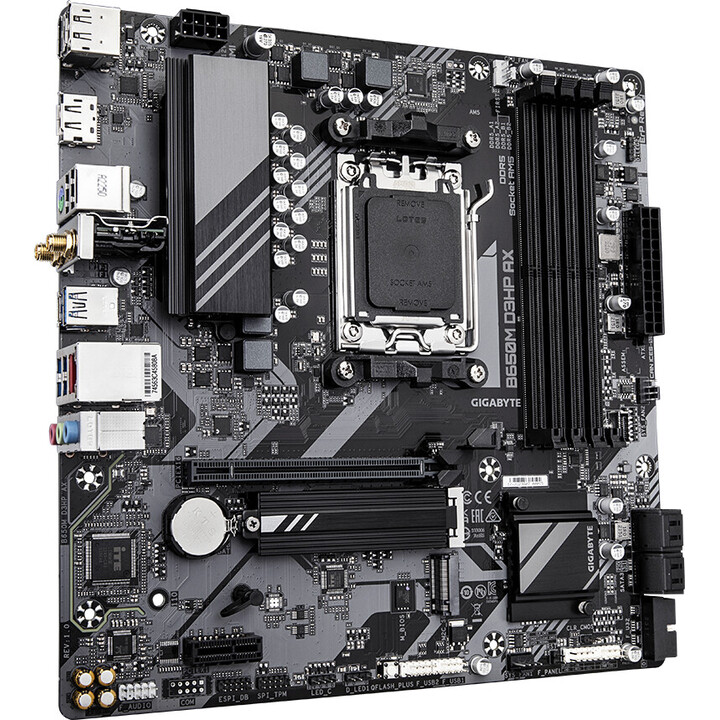 GIGABYTE B650M D3HP AX, AMD B650 Mainboard - Sockel AM5, DDR5