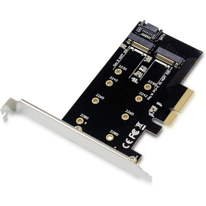 Controller PCIe x4 conceptronic ssd m.2 sata 2p