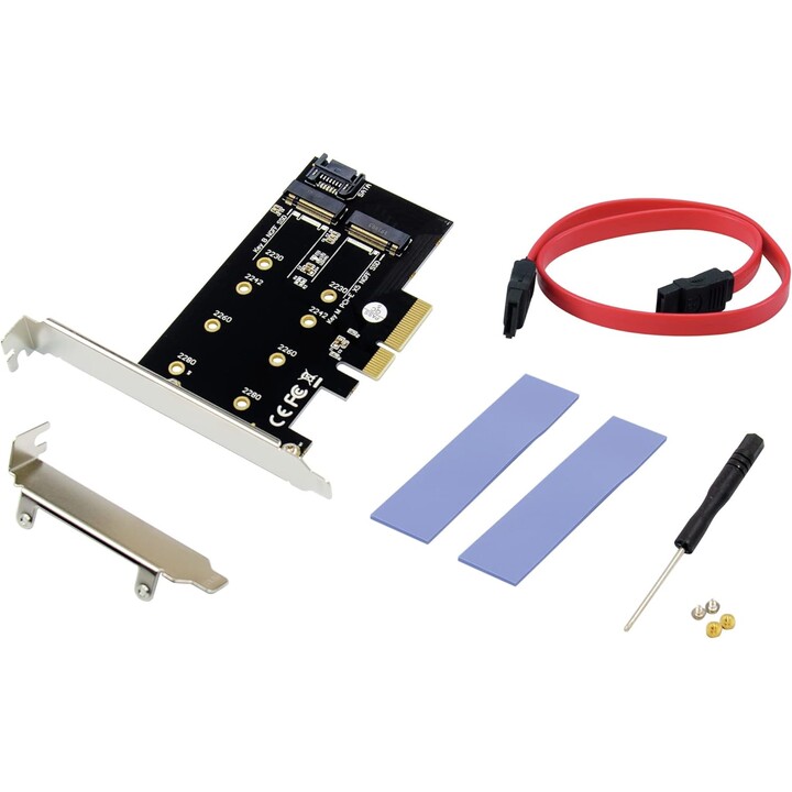 Controller PCIe x4 conceptronic ssd m.2 sata 2p