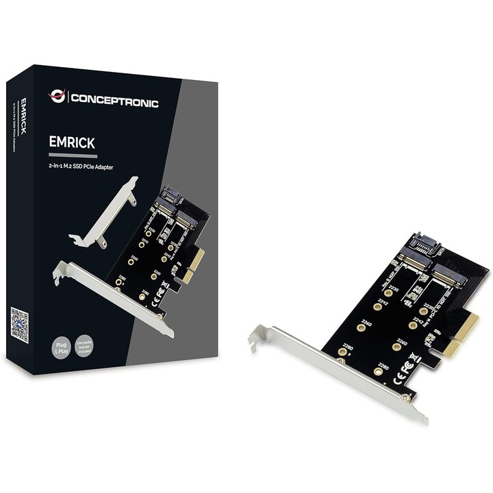 Controller PCIe x4 conceptronic ssd m.2 sata 2p