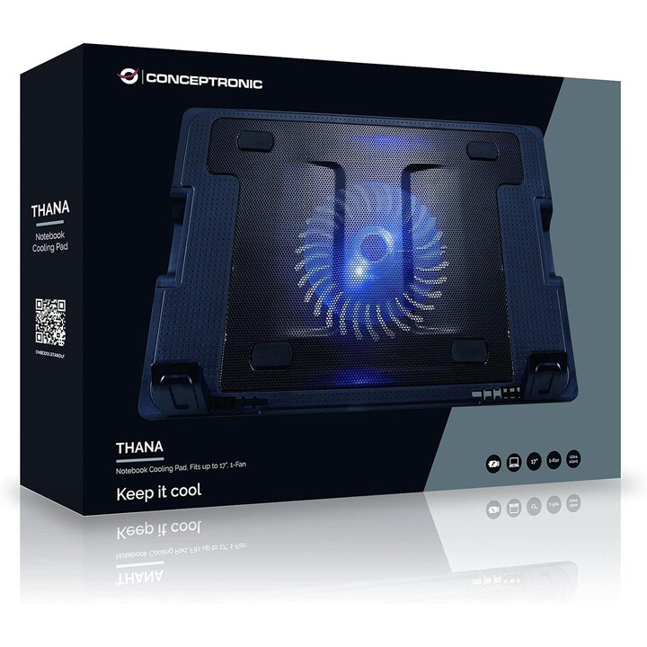 Conceptronic Cooling Base 17 Laptops