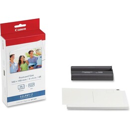 Cartucho de tinta Canon kp36ip + 36 folhas 10x15 cp100 cp200 cp300 cp400