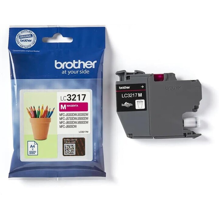 Cartucho brother lc3217 magenta mfc-j5330 / mfc-j5335 / mfc-j5730 / mfc-j5930