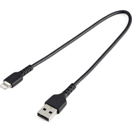 Cable startech usb macho / lightning macho 0.30m black