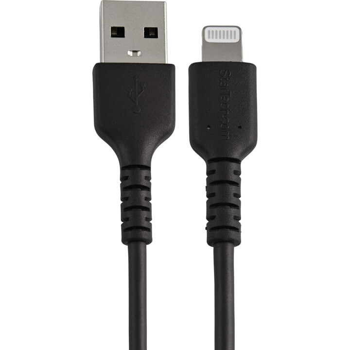 Startech usb male / lightning male cable 0.30m black