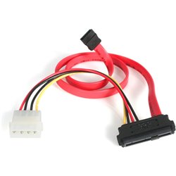Startech sas 29p mâle / sata mâle + câble molex 4p mâle