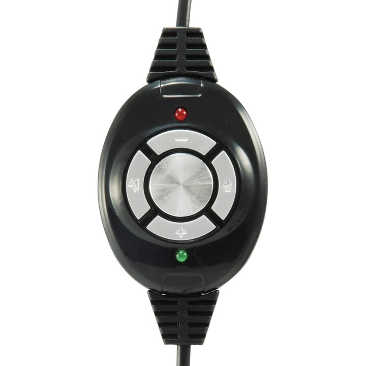 Earphone + mic equip life headset usb silver/black