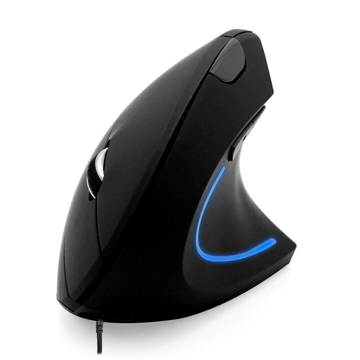 MEDIA-TECH VERTIC MT1122 Wired Vertical Mouse 6400 DPI Black