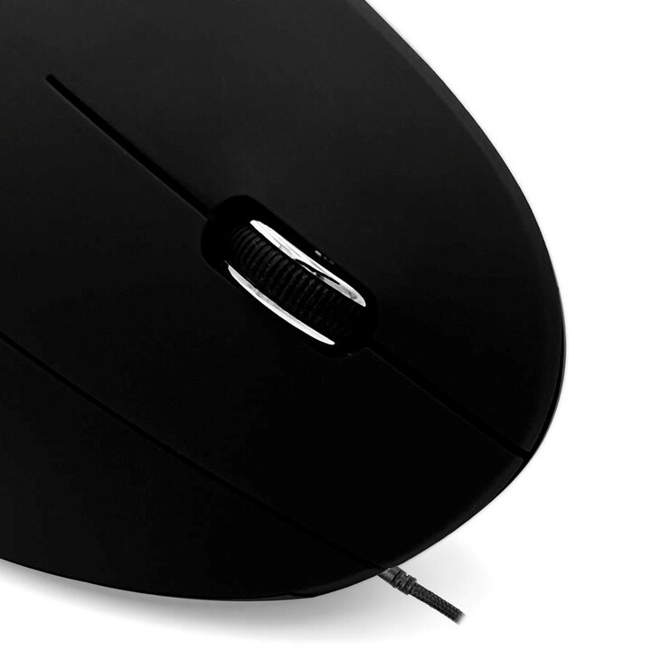 MEDIA-TECH VERTIC MT1122 Mouse verticale con cavo 6400 DPI Nero