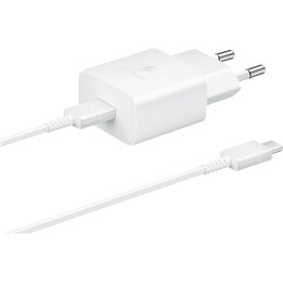 Samsung 15w 2a usb-c charger + white usb-c cable for home