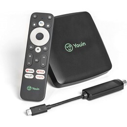 Youin you-box t2 4k 8gb 2gb android smart tv player + receptor tdt