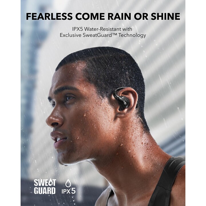 Soundcore AeroFit Pro Black - Bluetooth Headphones
