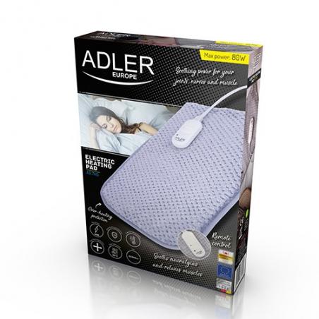 Adler AD 7425 electric blanket and pad 60 W Gray Polyester