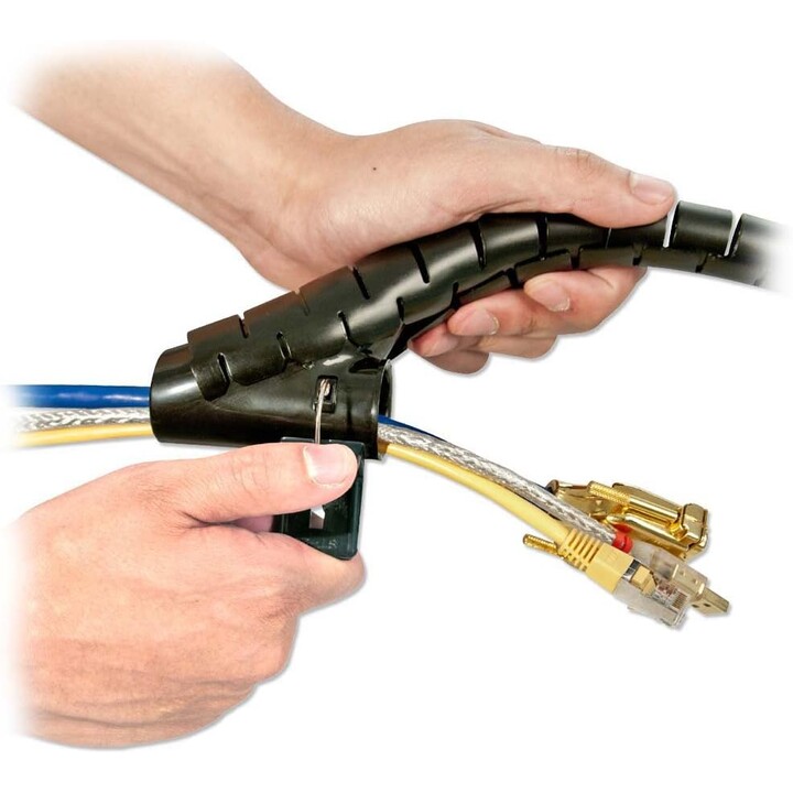 Constrictor cable 5m with tool, black