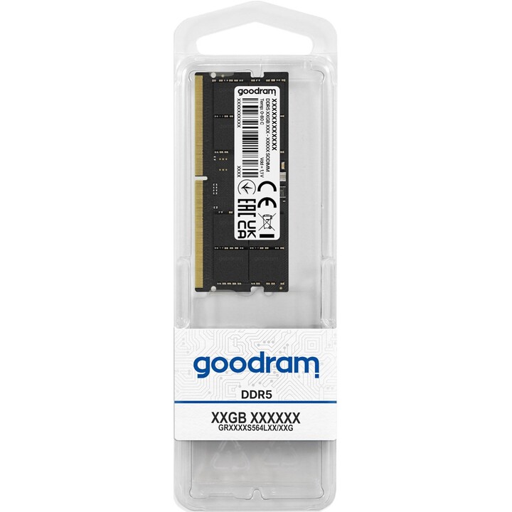 Modulo di memoria SODIMM CL40 SR Goodram da 16GB DDR5 5600 MHz 1 x 16GB 56000 MHz