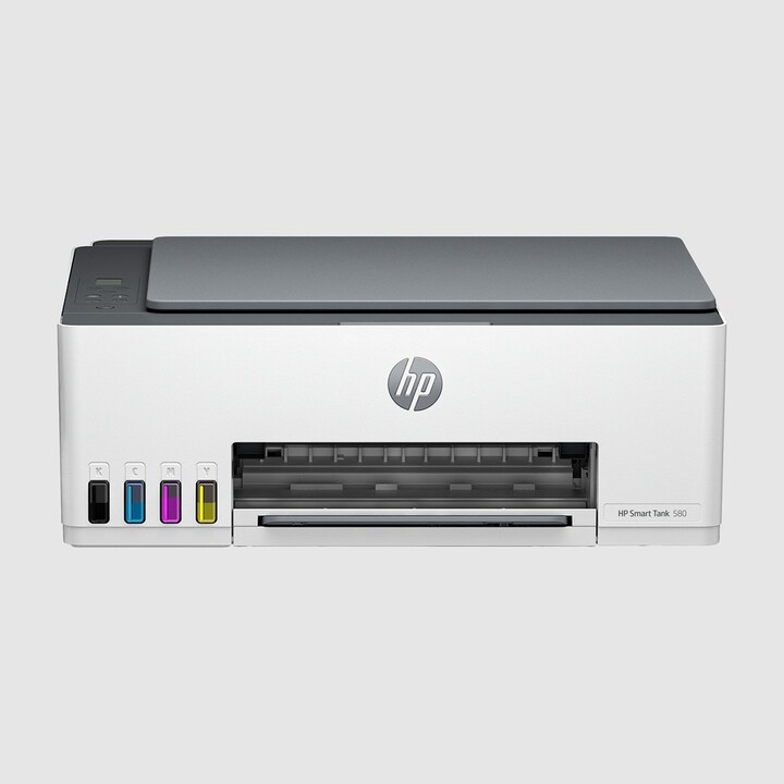 HP Smart Tank 580 All-in-One Printer, Home and home office, Print, copy, scan, Wireless; High-volume printer tank; Print from ph