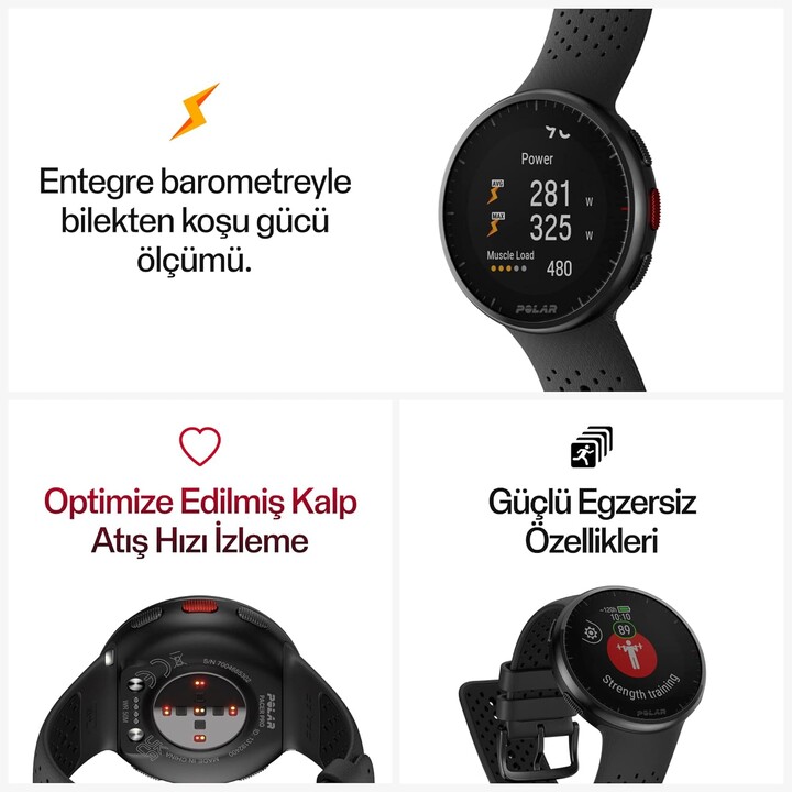 Polar Pacer Pro Gris