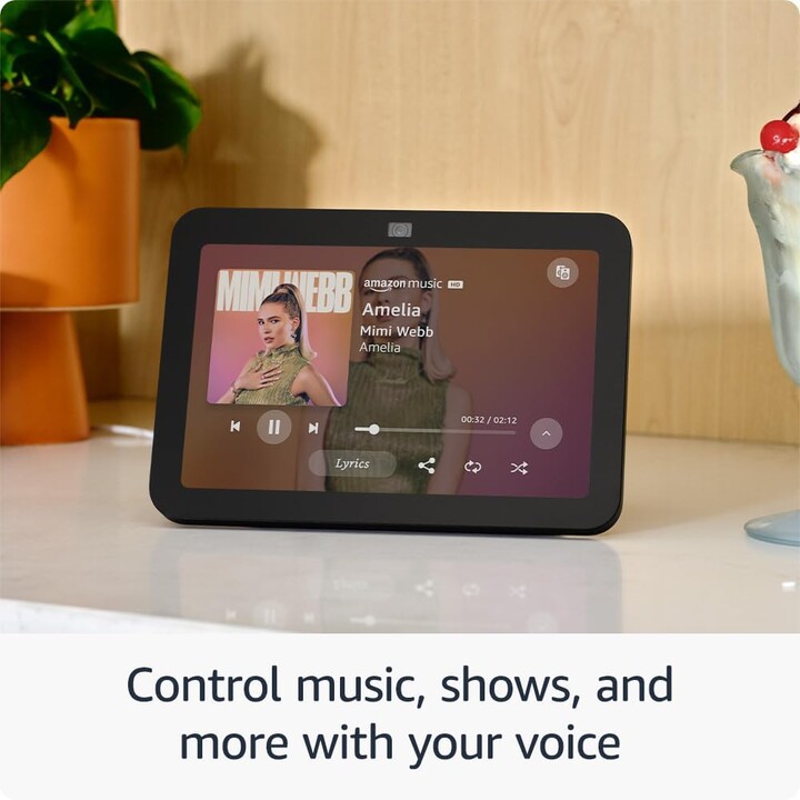 Amazon Echo Show 8 (3ª generación) Gris Antracita - Asistente Smart Home