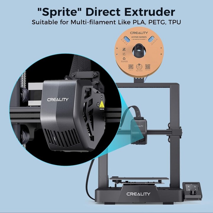 Creality Ender 3 V3 SE Schwarz er Drucker – 3D-Drucker FDM