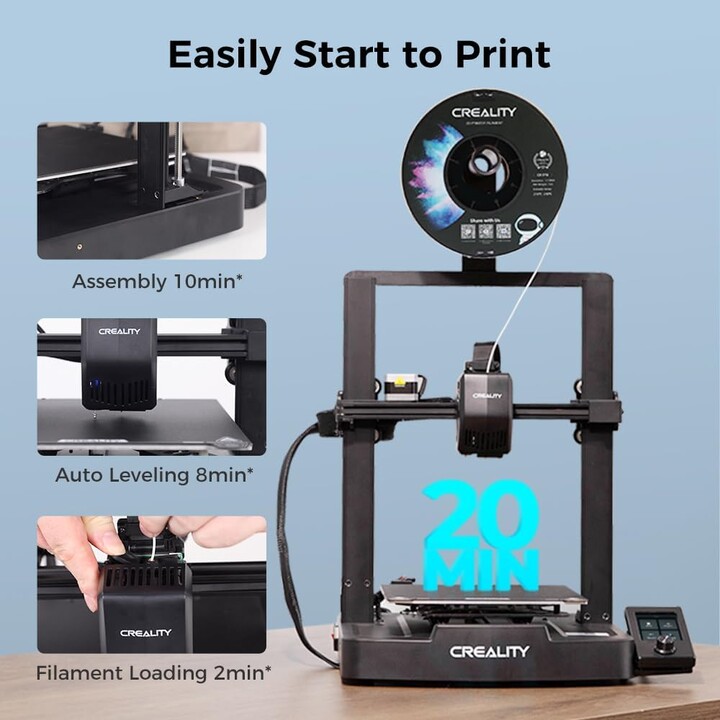 Creality Ender 3 V3 SE Black Printer - 3D Printer FDM