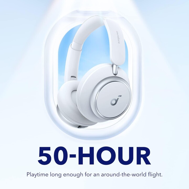 Soundcore Space Q45 White Noise Cancelling (ANC) – Bluetooth-Kopfhörer