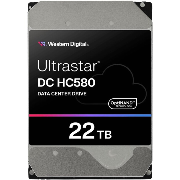 Dysk de servidor Western Digital Ultrastar DC HC580 WUH722422ALE6L4 HDD (22 TB 3,5" SATA III)