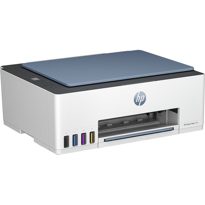 HP Smart Tank 585 All-in-One Printer, Home and home office, Print, copy, scan, Wireless; High-volume printer tank; Print from ph