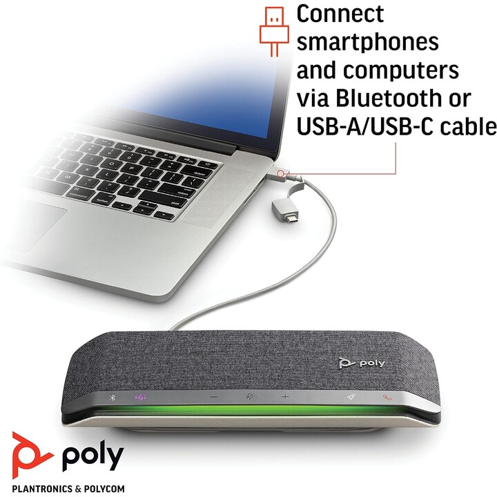 HP Poly Alta-voz Poly Sync 40 certificado para Microsoft Teams
