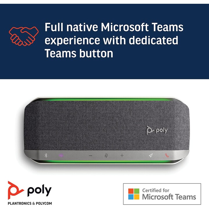 HP Poly Alta-voz Poly Sync 40 certificado para Microsoft Teams