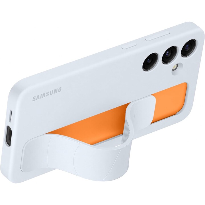 Capa Samsung Standing Grip para Galaxy S24 + (azul claro)