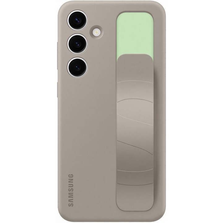 Capa Samsung Standing Grip para Galaxy S24 + (cinza)