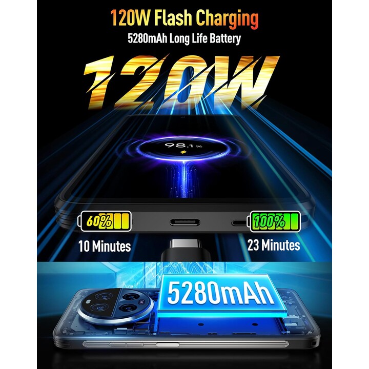 Ulefone Power Armor 23 Ultra 12GB 512GB Dual Sim Schwarz