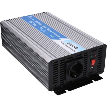 Extralink OPIM-2000W 12V 2000W Automotive Modified Sine Voltage Converter