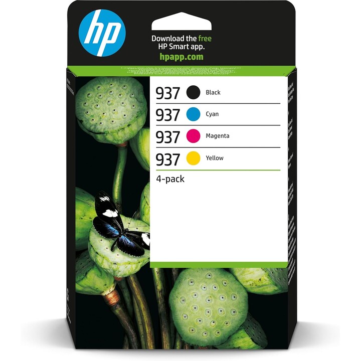 HP 937 Pack 4 Original CMYK Inks