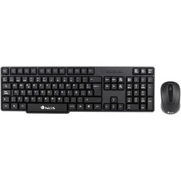 NGS Euphoria Wireless Keyboard + Mouse Kit Anglais Noir