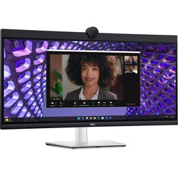 Moniteur incurvé Dell P3424WEB (34,1 pouces) 86,7 cm (4K UHD, IPS, 3440 x 1440 pixels, 8 ms, DP, HDMI, hub USB, caméra)