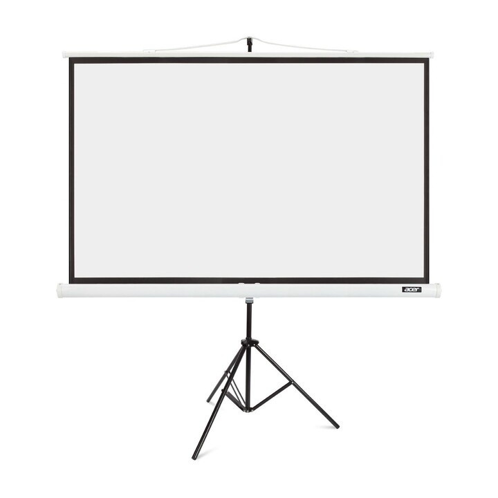 Acer T82-W01MW Stativ-Leinwand 205 cm 82,5 Zoll (matt weiß, 16:10, Gainfaktor 1.0, abwaschbares Polyester)