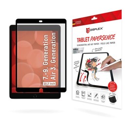 DISPLEX TABLET PAPERSENSEfüriPad 7./8./9. Gen./Air 3. G n., wiederablösbare Schreibfolie und Zeichenfolie mit Paper