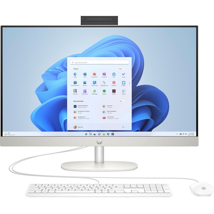 HP 27-cr0005ng All-in-One PC 68.6 cm (27 inch)(AMD Ryzen™ 3 7320U, 8GB RAM, 512GB SSD, Full HD, Win11 Home)