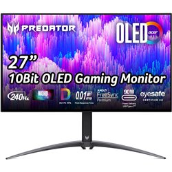 Acer Predator X27U, 67,3 cm (26,5") 240 Hz, FreeSync, OLED - DP, 2 x HDMI