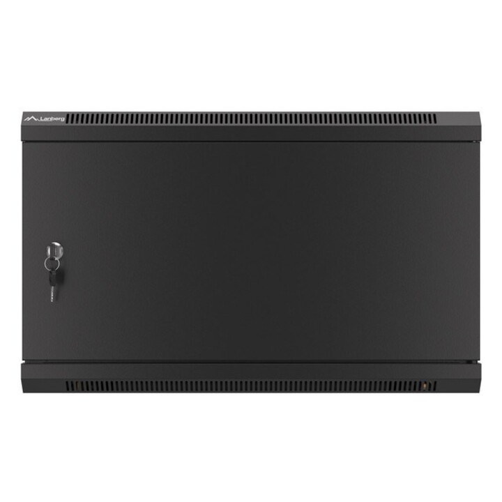 Lanberg WF01-6606-00B Armadio rack 6U Rack da parete Nero