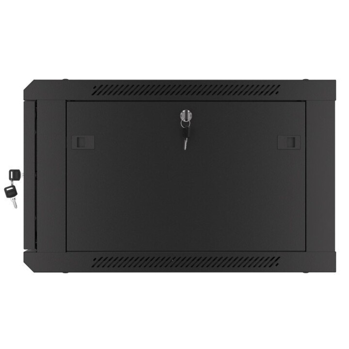 Lanberg WF01-6606-00B Armadio rack 6U Rack da parete Nero