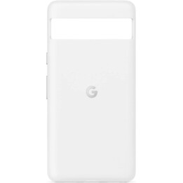 Cover posteriore per Google Pixel 7a in bianco (custodia protettiva in silicone resistente per Google Pixel 7a)