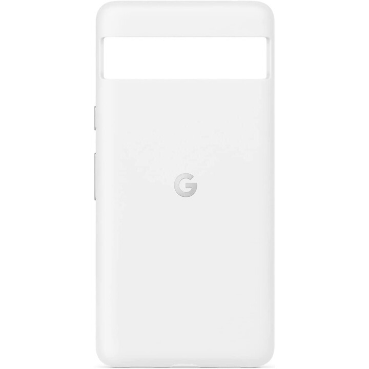 Google Pixel 7a Backcover in Weiß (Langlebige Silikon-Schutzhüllefürdas Google Pixel 7a)