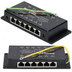 Injetor Extralink POE 6 portas Gigabit