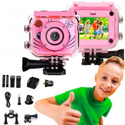 Cámara infantil Extralink Action PRO H18 rosa