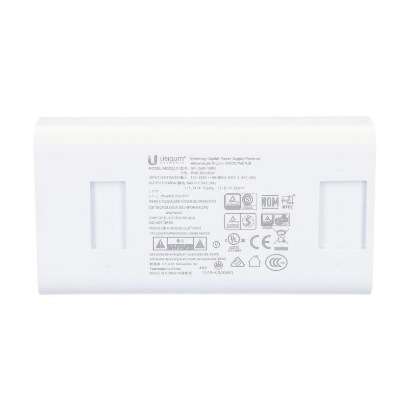 Ubiquiti Poe-54-80w-g Gigabit Power Adapter 54V 80W 1,48a