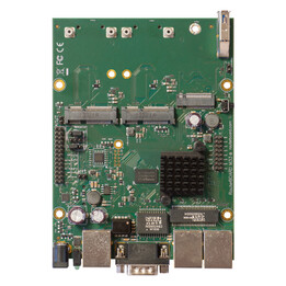 Mikrotik Rbm33g Routerboard 2X CPU Core, 880mhz, 256mb, 3xge, 2xminipci, 1xusb 3.0, Microsd, M.2 Slot